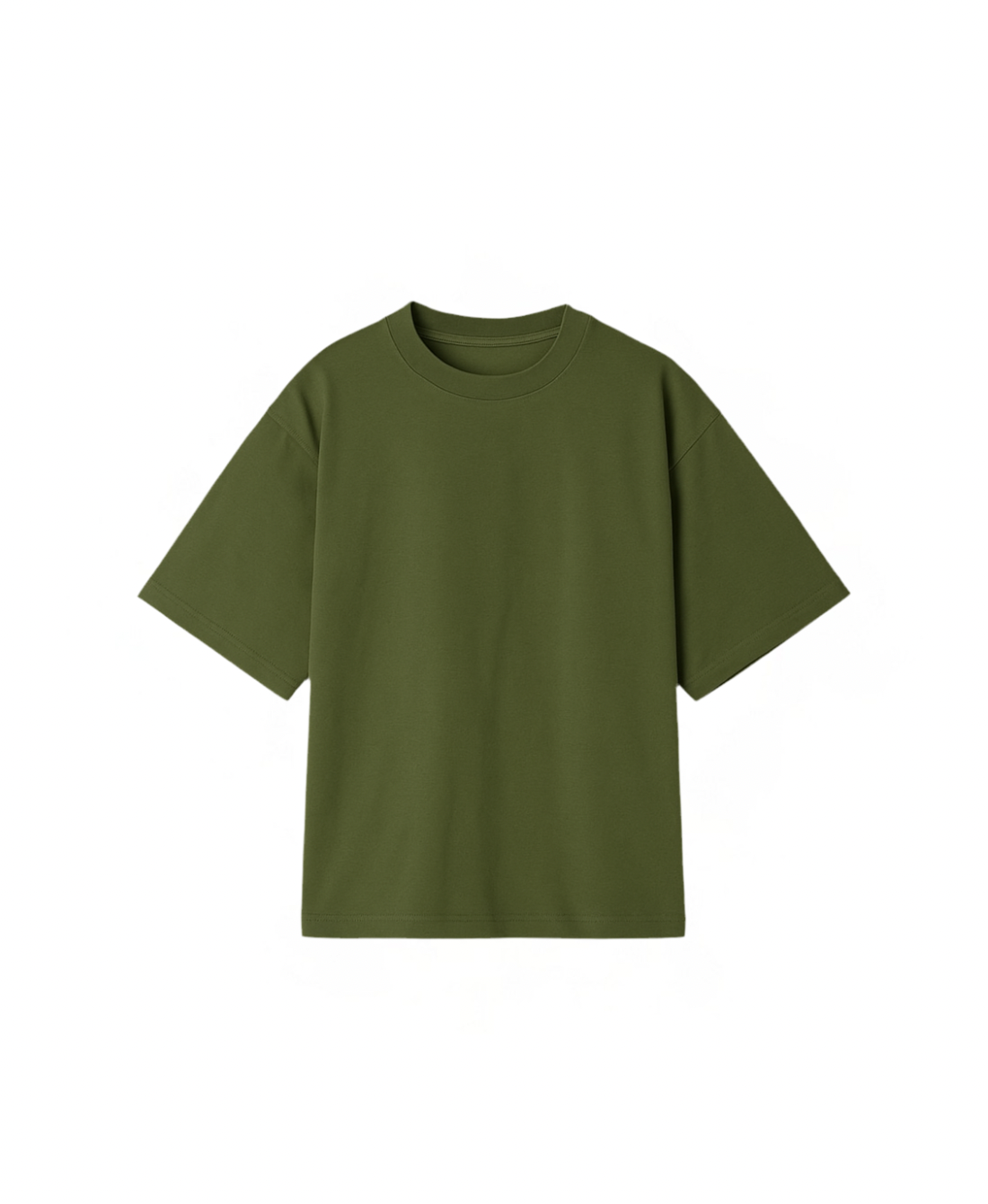 Playera Oversize Verde Militar