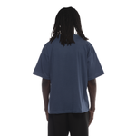 Playera Oversize Azul Acero