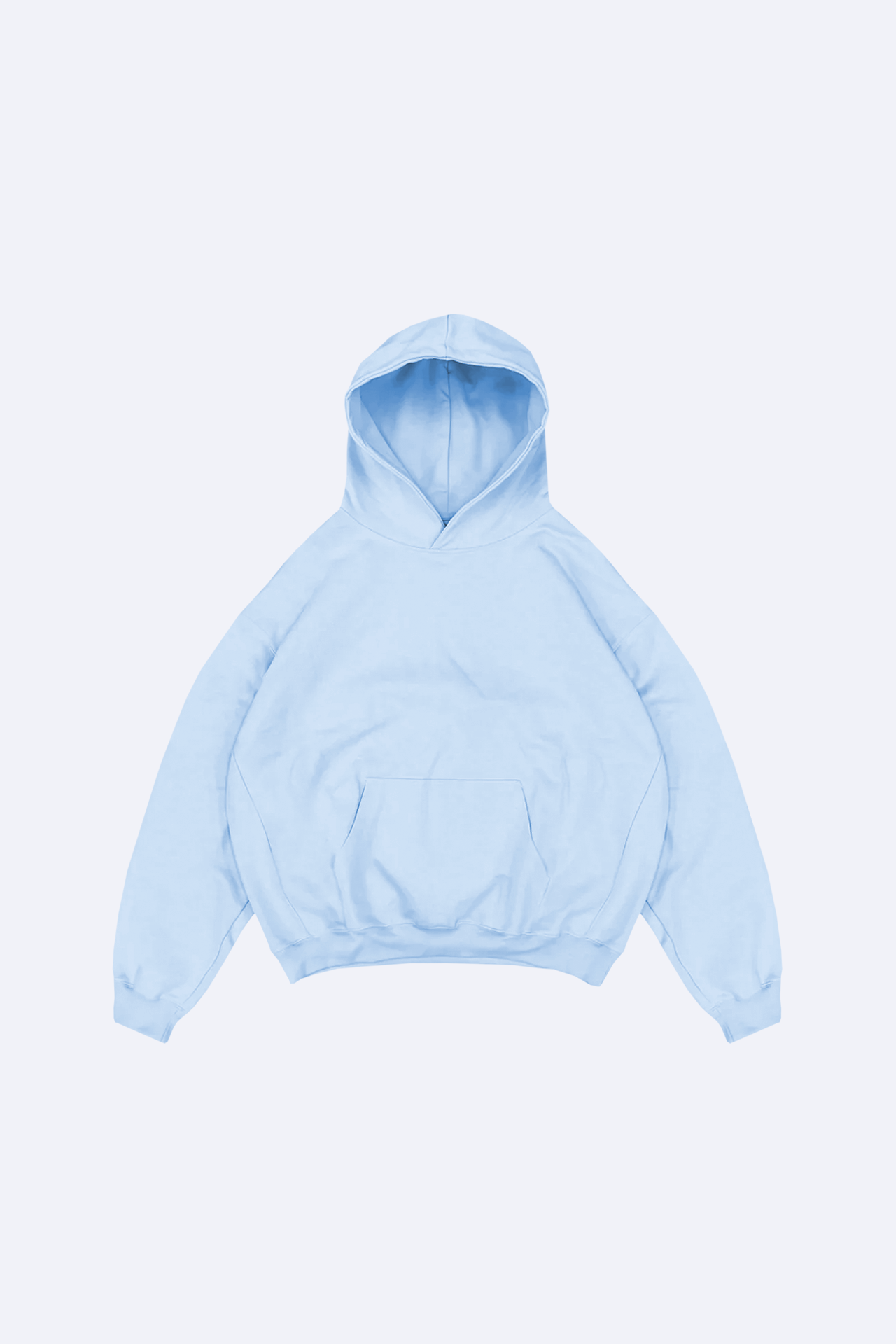 Sudadera Boxy Azul Cielo