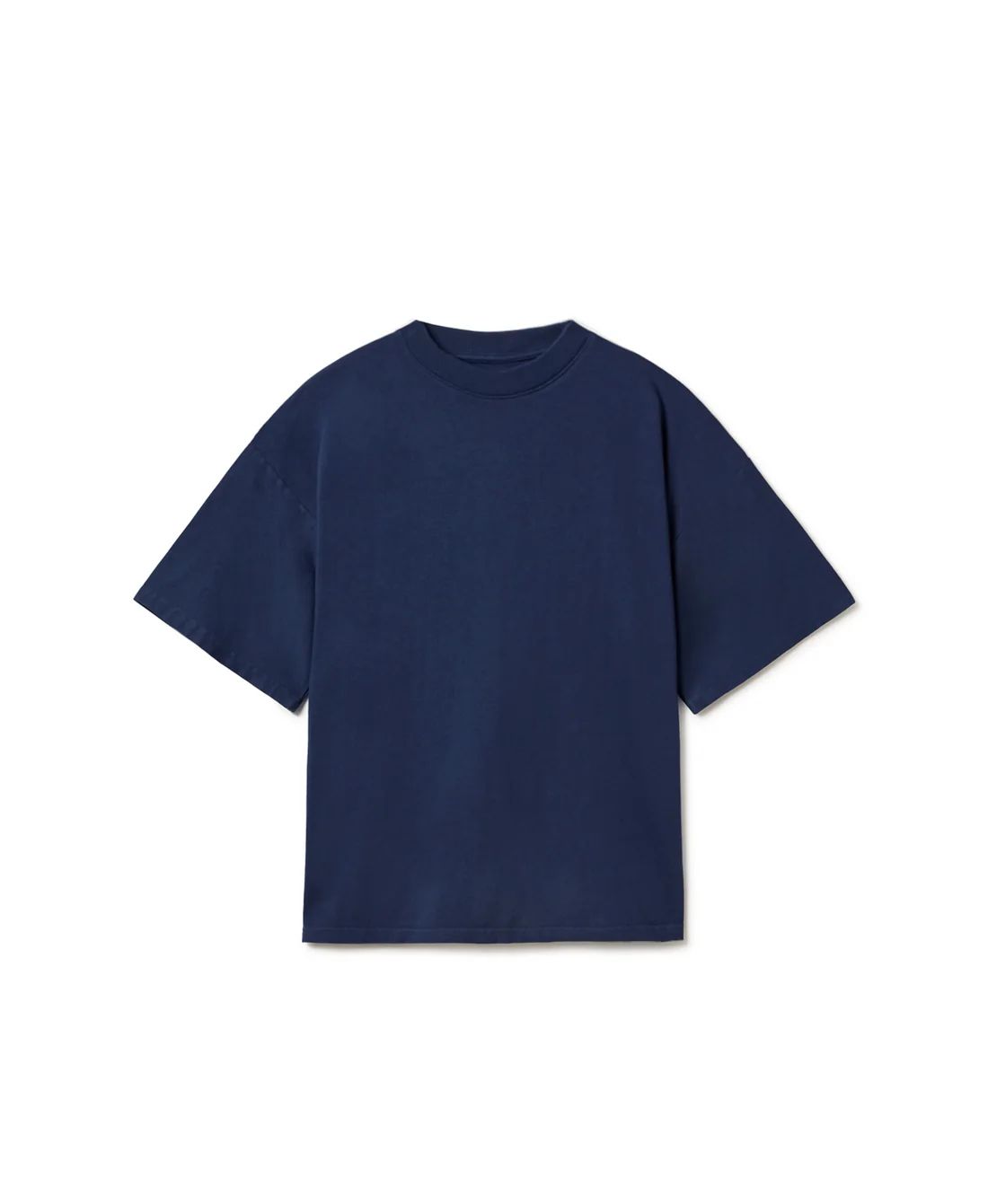 Playera Oversize Azul Pizarra