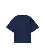 Playera Oversize Azul Pizarra