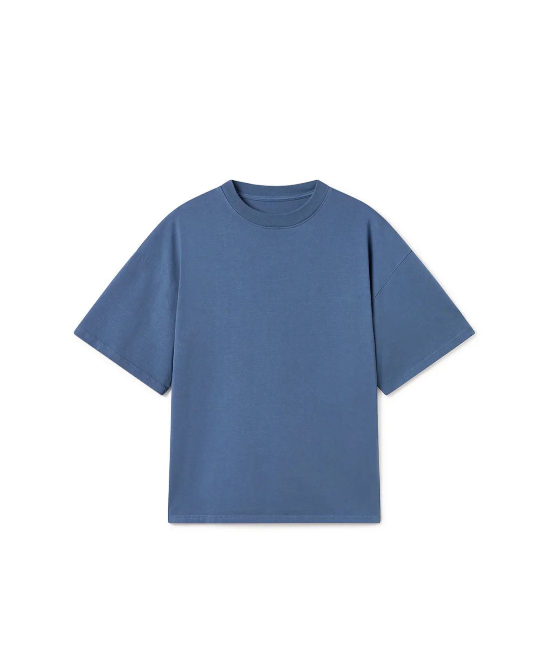 Playera Oversize Azul Acero