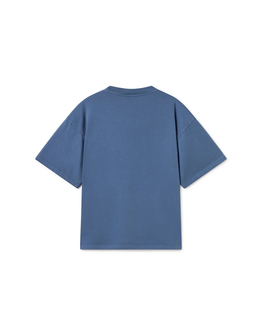 Playera Oversize Azul Acero